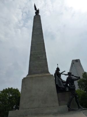 South African War Memorial - west face. Click for full size. South African War Memorial - west face image. Click for full size.