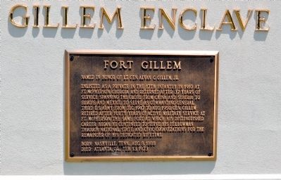 Fort Gillem Marker image. Click for full size.