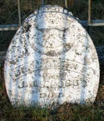 Benjamin F. Hobbs Grave Marker. Click for full size. Benjamin F. Hobbs Grave Marker image. Click for full size.