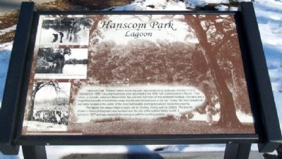 Hanscom Park Lagoon Marker image. Click for full size.