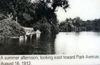 Summer Afternoon Photo on Hanscom Park Lagoon Marker image. Click for full size.