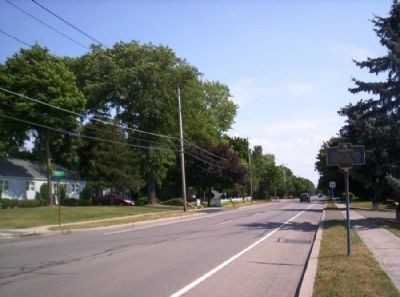 Caledonia Marker as seen facing south on North St. image. Click for full size.