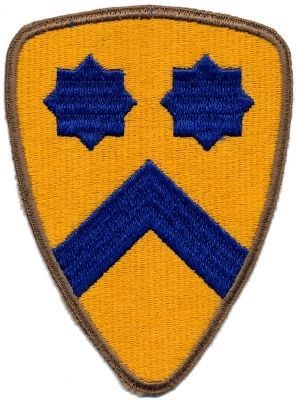 Shoulder Sleeve Insignia of the 2nd Cavalry Division image. Click for full size.