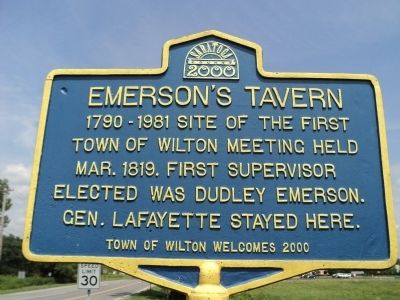 Emerson’s Tavern Marker image. Click for full size.