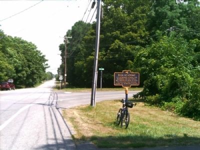 Riga Academy Marker as seen facing east on 33A. Click for full size. Riga Academy Marker as seen facing east on 33A image. Click for full size.