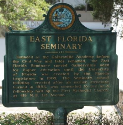 East Florida Seminary Marker image. Click for full size.