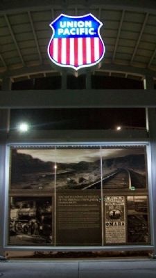 Site of Union Pacific's Omaha Shops Monument image. Click for full size.