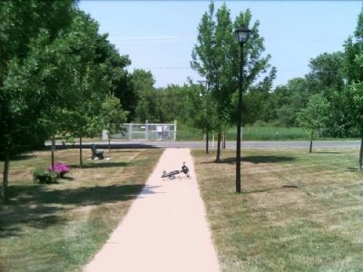 Ward Park Marker as seen facing south from 33. Click for full size. Ward Park Marker as seen facing south from 33 image. Click for full size.