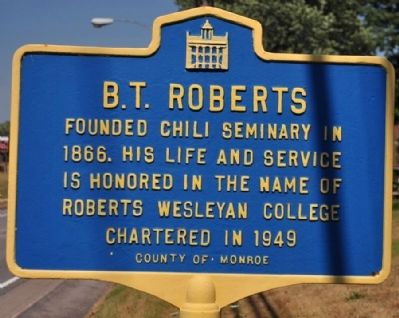 B.T. Roberts Marker image. Click for full size.