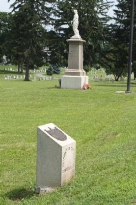 Washington Confederate Cemetery Marker. Click for full size. Washington Confederate Cemetery Marker image. Click for full size.