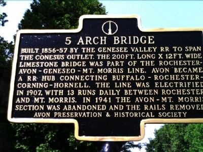 5 Arch Bridge Marker image. Click for full size.