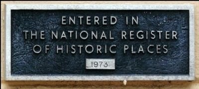 St. Mary's Cathedral Plaque for National Register of Historical Places image. Click for full size.