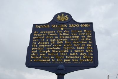 Fannie Sellins Marker image. Click for full size.