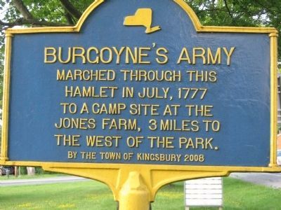 Burgoyne's Army Marker image. Click for full size.