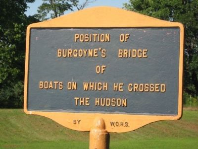Position of Burgoyne's Bridge Marker image. Click for full size.