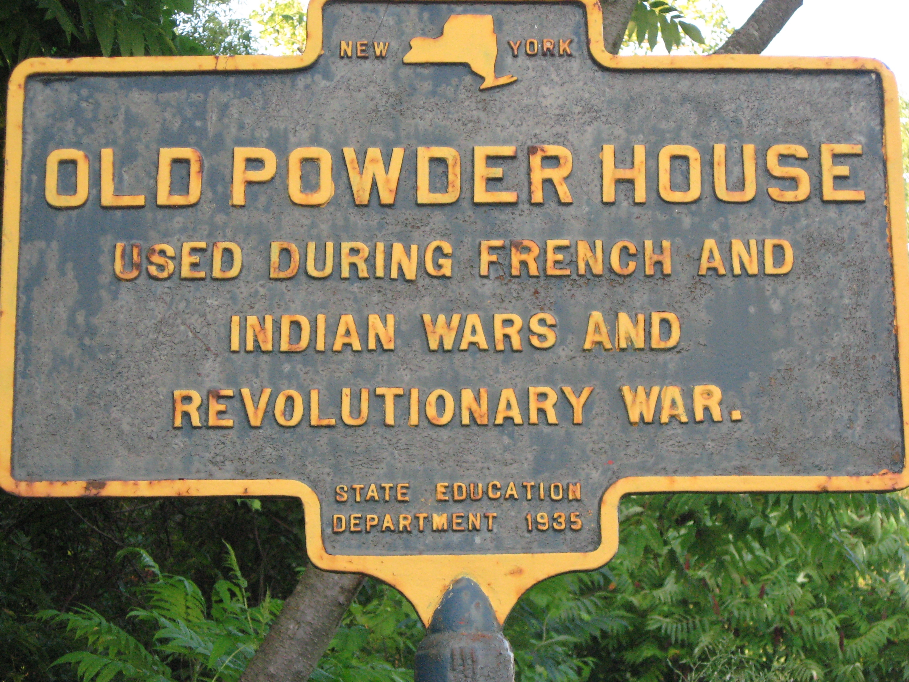 Old Powder House Fort Ann Marker