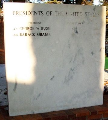 U.S. Presidents Marker image. Click for full size.