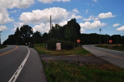 1668-1709 Marker as seen facing north on 15A image. Click for full size.
