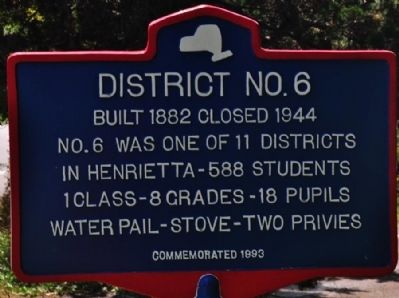 District No. 6 Marker image. Click for full size.