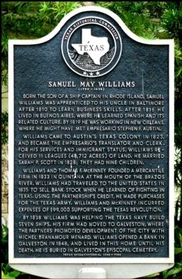 Samuel May Williams Marker image. Click for full size.