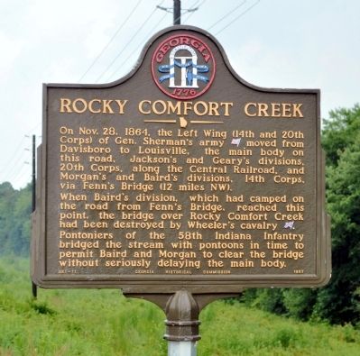Rocky Comfort Creek Marker image. Click for full size.