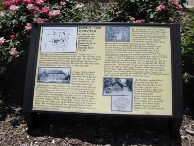 Durham-Perry Farmstead Marker. Click for full size. Durham-Perry Farmstead Marker image. Click for full size.
