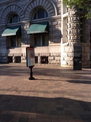 Preserving the Past Marker in front of the Old Post Office. Click for full size. Preserving the Past Marker in front of the Old Post Office image. Click for full size.