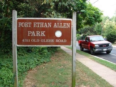 Fort Ethan Allen Park 4311 Old Glebe Road. Click for full size. Fort Ethan Allen Park 4311 Old Glebe Road image. Click for full size.