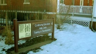 Fort Omaha Guardhouse Marker. Click for full size. Fort Omaha Guardhouse Marker image. Click for full size.