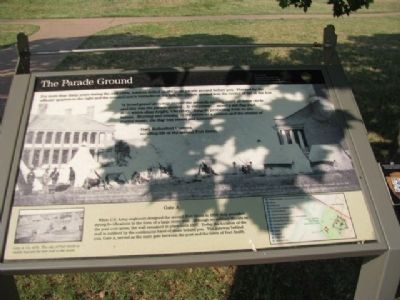 The Parade Grounds Marker image. Click for full size.