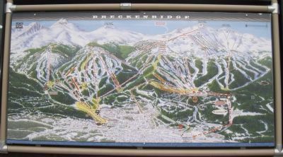 A map of the Breckenridge, Colorado ski slopes. image. Click for full size.