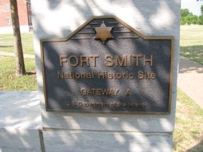Fort Smith National Historic Site Marker image. Click for full size.