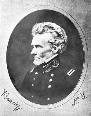 The city's namesake: General Edmund Pendleton Gaines image. Click for full size.