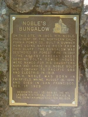 Noble’s Bungalow Marker image. Click for full size.