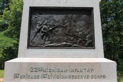 22nd Michigan Infantry Marker image. Click for full size.