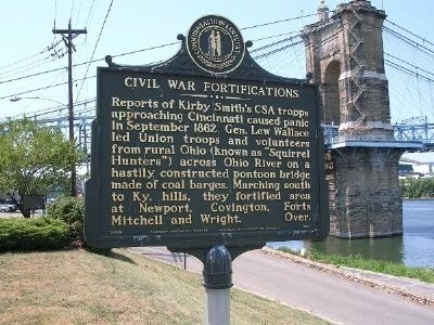 Civil War Fortifications Marker image. Click for full size.