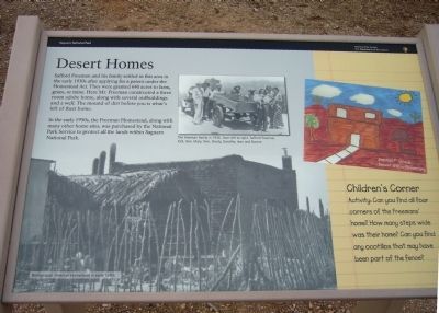 Desert Homes Marker image. Click for full size.