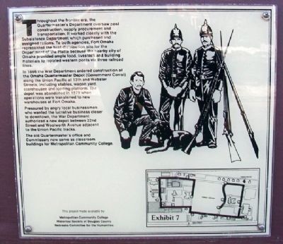Quartermaster's Office and Commissary Marker image. Click for full size.