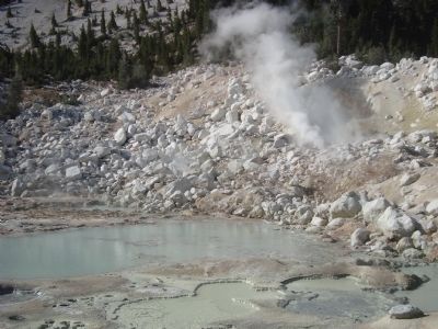 Bumpass Hell, hot springs image. Click for full size.