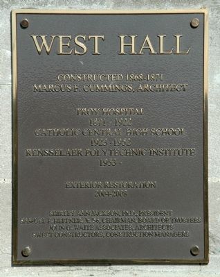 West Hall Marker image. Click for full size.