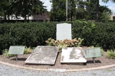 Roger Brooke Taney Marker at left. Click for full size. Roger Brooke Taney Marker at left image. Click for full size.