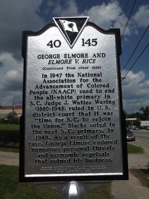 George Elmore and <i>Elmore V. Rice</i> Marker image. Click for full size.