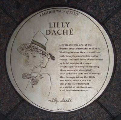 Lilly Dach Marker image. Click for full size.