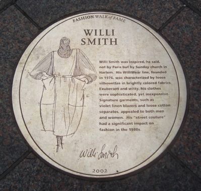 Willi Smith Marker image. Click for full size.