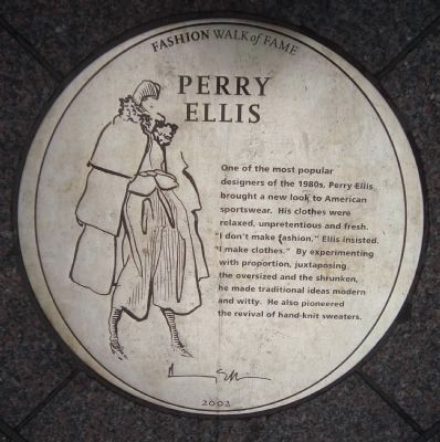 Perry Ellis Marker image. Click for full size.