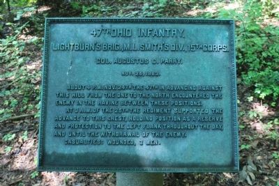 47th Ohio Infantry Marker image. Click for full size.
