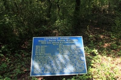 Lightburn's Brigade Marker image. Click for full size.
