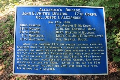 Alexander's Brigade Marker image. Click for full size.