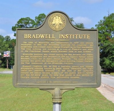 Bradwell Institute Marker image. Click for full size.