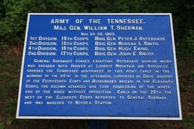 Army of the Tennessee Marker image. Click for full size.